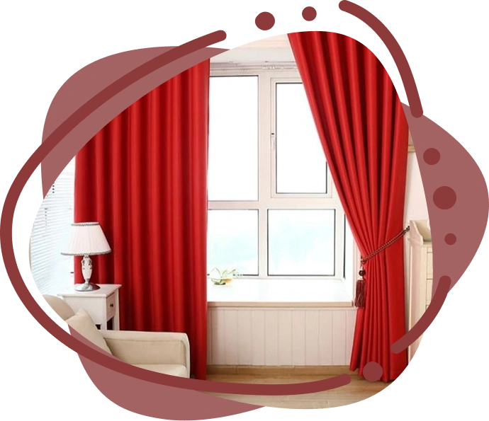 Red Curtains Dubai