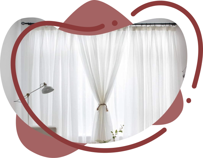 White Curtains Dubai