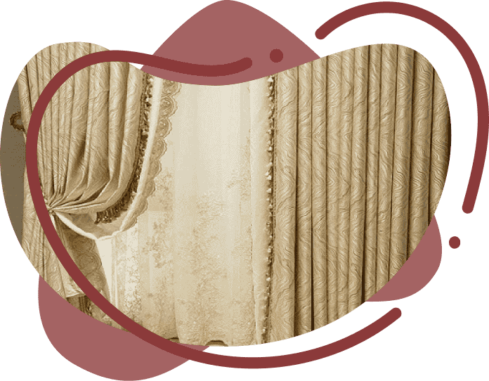 Beige Curtains Dubai